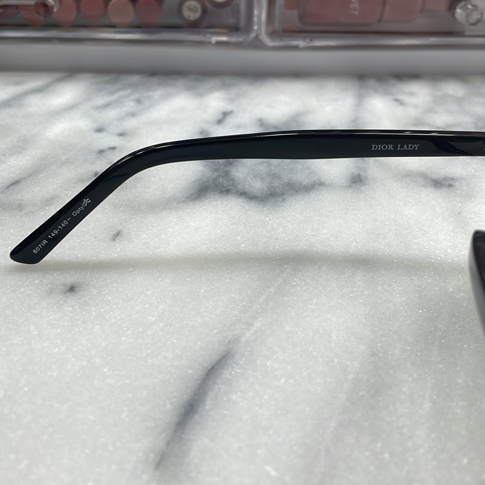 Dior Black Gold Future Triangular Shield Sunglass… - image 6